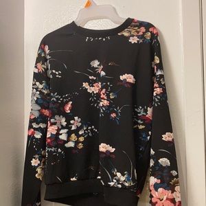 Floral sweater